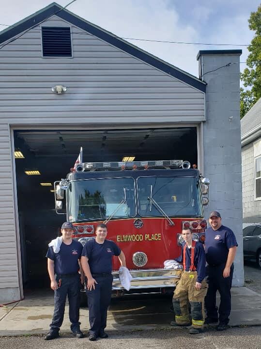 Fire department training exercise